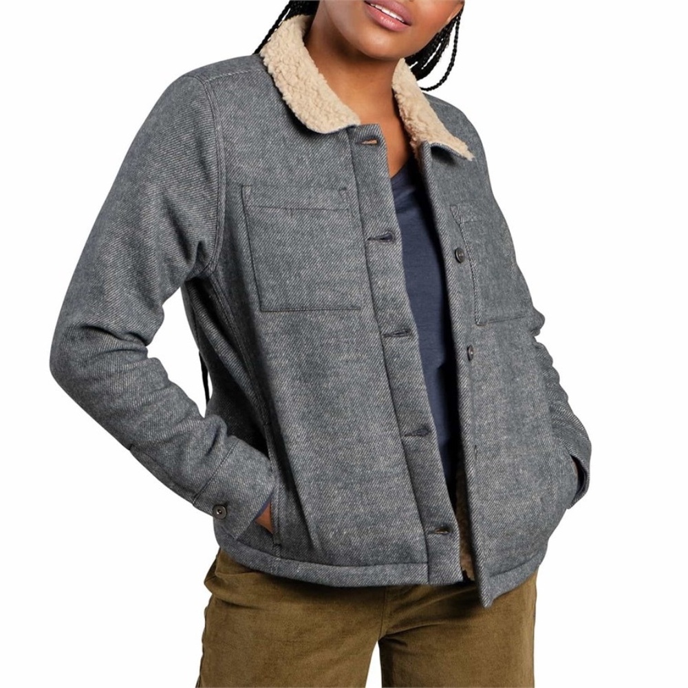 TOAD & CO Burntside Trucker Jacket in Blue WS
